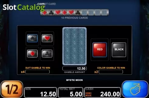 Скрин4. Mystic Moon (Casino Technology) слот