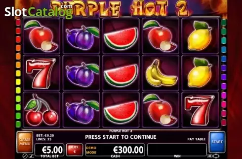 Скрин8. Purple Hot 2 слот