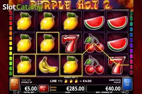 Скрин9. Purple Hot 2 слот