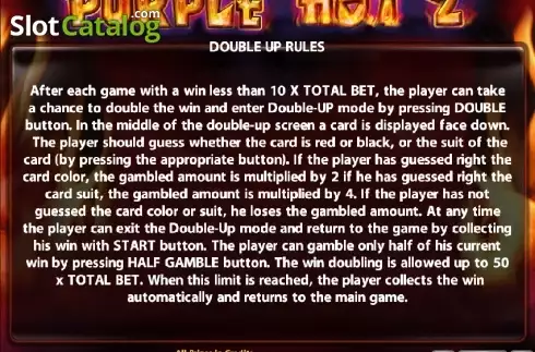 Скрин4. Purple Hot 2 слот