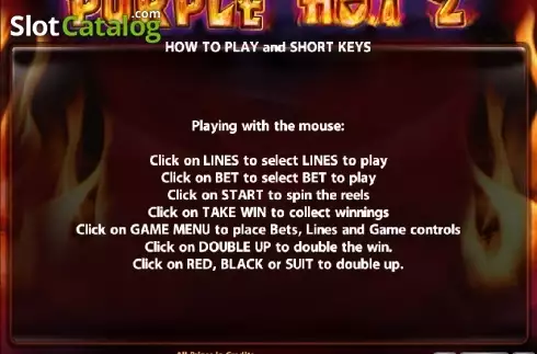 Скрин7. Purple Hot 2 слот