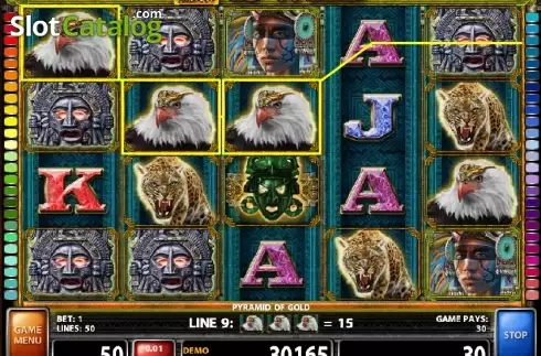 Скрин4. Pyramid Of Gold слот