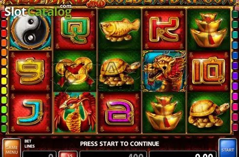 Скрин2. Red Bird And Golden Dragon слот