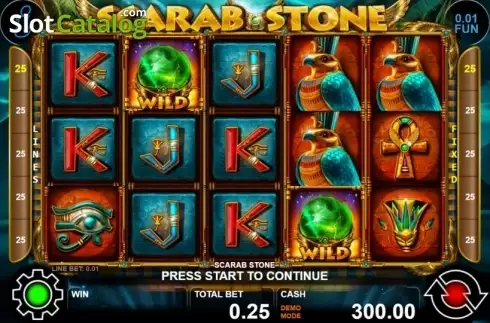 Скрин2. Scarab Stone слот