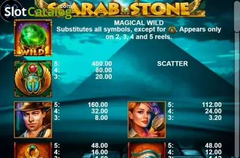 Скрин5. Scarab Stone слот