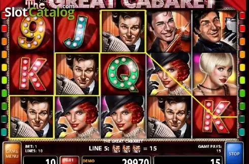 Скрин2. The Great Cabaret слот