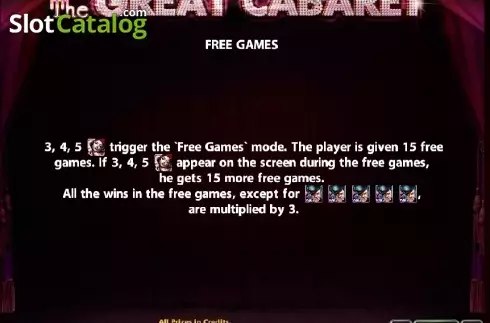 Скрин6. The Great Cabaret слот