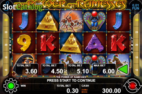 Скрин2. The Power Of Ramesses слот