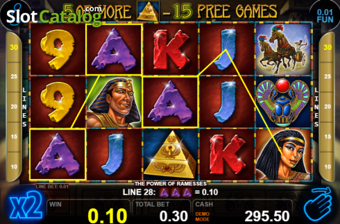 Скрин3. The Power Of Ramesses слот