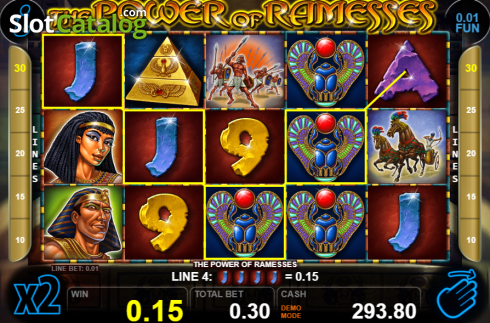 Скрин4. The Power Of Ramesses слот