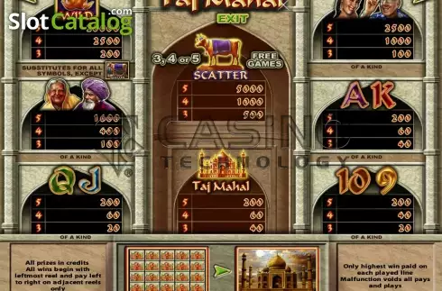 Скрин4. The Wonders Of Taj Mahal слот