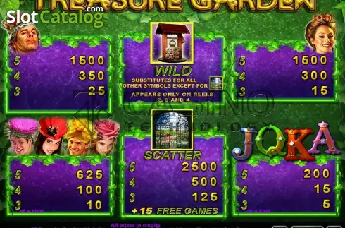 Скрин4. Treasure Garden слот