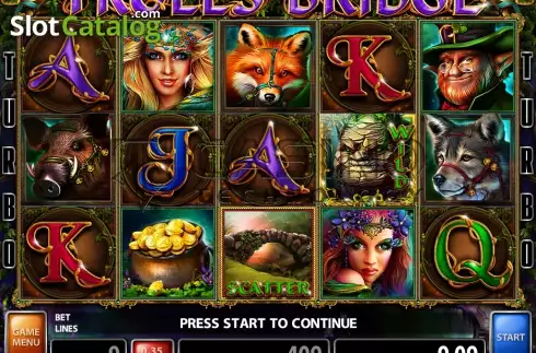 Скрин2. Trolls Bridge (Casino Technology) слот