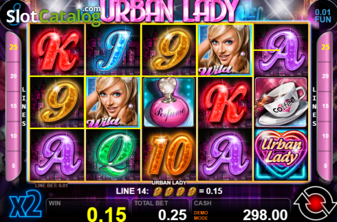 Скрин3. Urban Lady слот