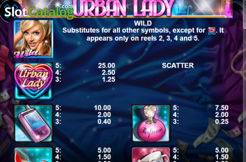 Скрин6. Urban Lady слот