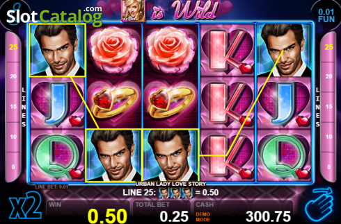 Скрин4. Urban Lady Love Story слот