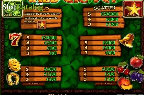 Скрин6. Wild Clover слот