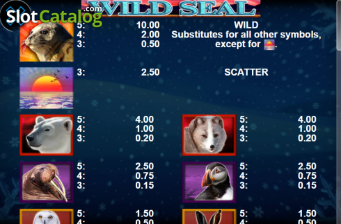 Скрин6. Wild Seal слот