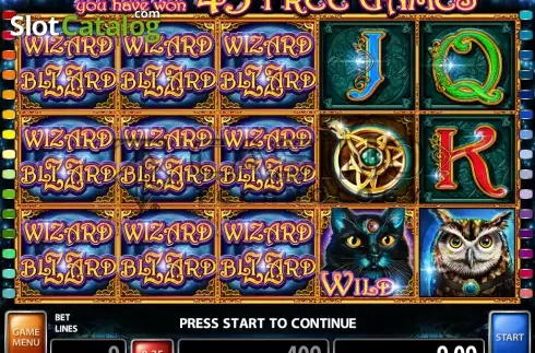 Скрин4. Wizard Blizzard слот