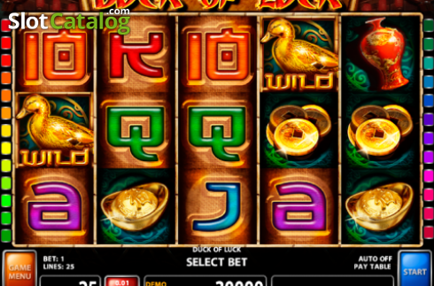 Скрин2. Duck of Luck слот