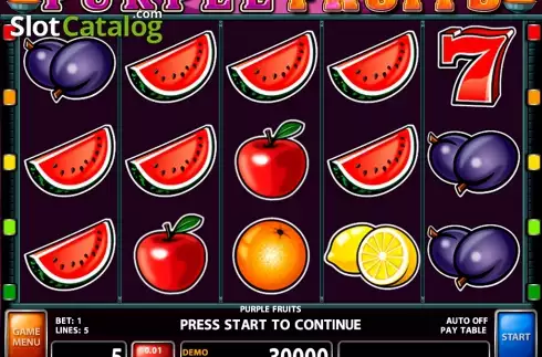 Скрин4. Purple Fruits слот