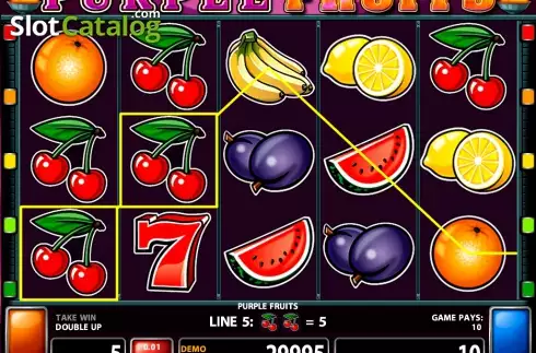 Скрин5. Purple Fruits слот