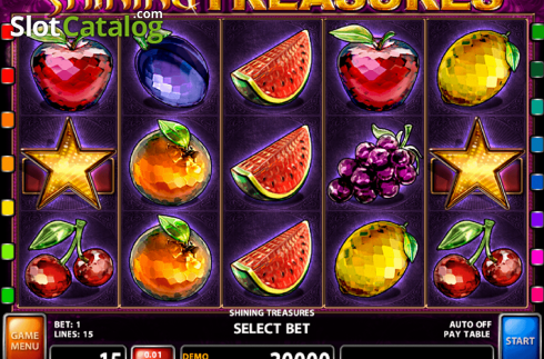 Скрин2. Shining Treasures слот