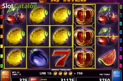 Скрин4. Shining Treasures слот