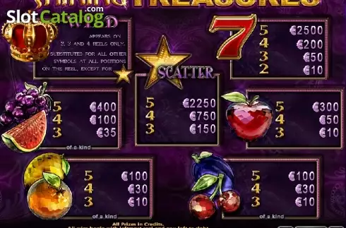 Скрин6. Shining Treasures слот