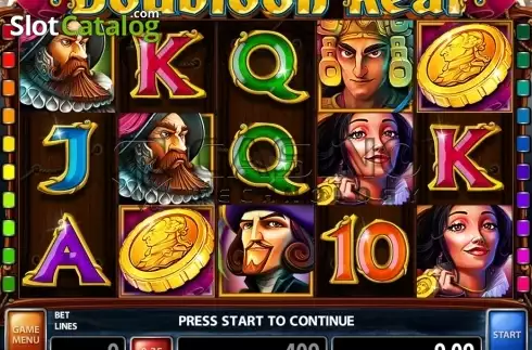 Скрин2. Doubloon Real слот