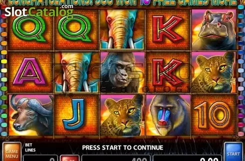 Скрин3. Congo Bongo (Casino Technology) слот