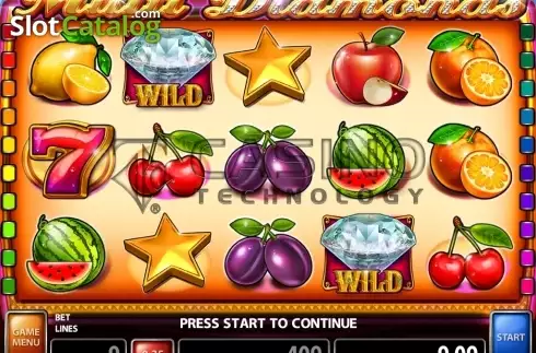 Скрин3. Multi Diamonds (Casino Technology) слот