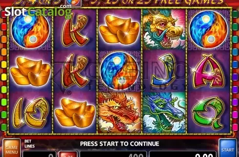 Скрин3. 3 Dragons слот