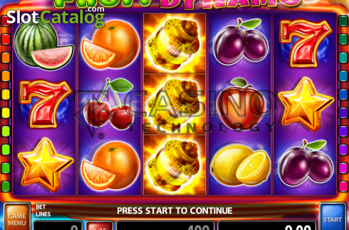 Скрин2. Fruit Dynamo слот