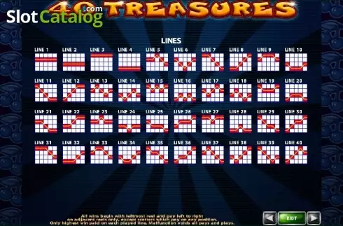 Скрин6. 40 Treasures слот