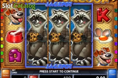 Скрин2. Naughty Racoon слот
