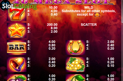 Скрин6. 40 Mega Slot слот