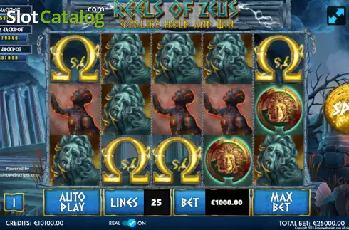 Скрин2. Reels of Zeus - Godlike Hold and Win слот