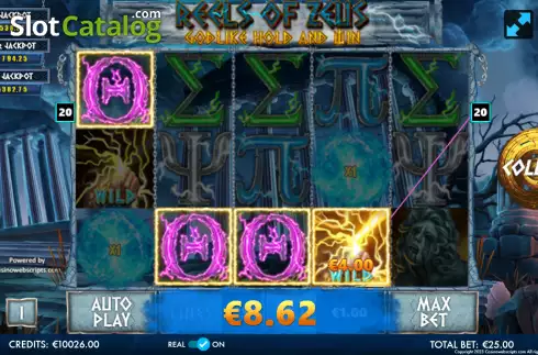 Скрин4. Reels of Zeus - Godlike Hold and Win слот