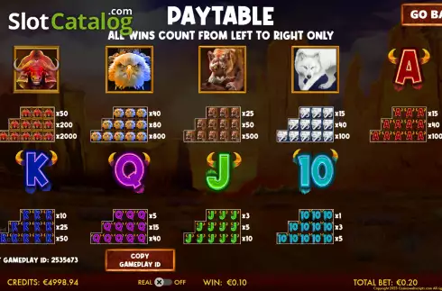 Скрин6. Buffalos Go Wild - Legendary Treasure Hold слот
