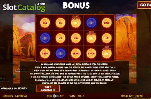 Скрин9. Buffalos Go Wild - Legendary Treasure Hold слот