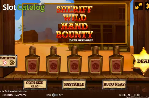 Скрин2. Sheriff Wild Hand Video Poker слот