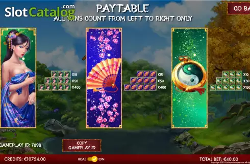 Скрин8. Emperor's Treasure Garden слот