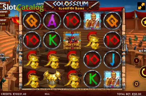Скрин2. Colosseum - Glory of Rome слот