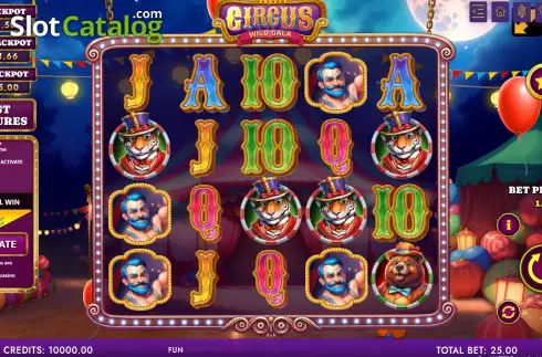 Скрин2. Circus - Wild Gala слот