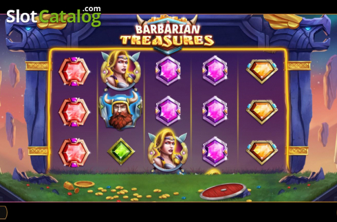 Скрин3. Barbarian Treasures слот