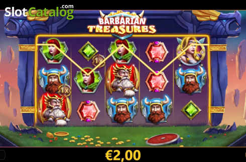 Скрин4. Barbarian Treasures слот