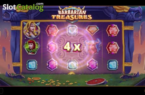 Скрин5. Barbarian Treasures слот