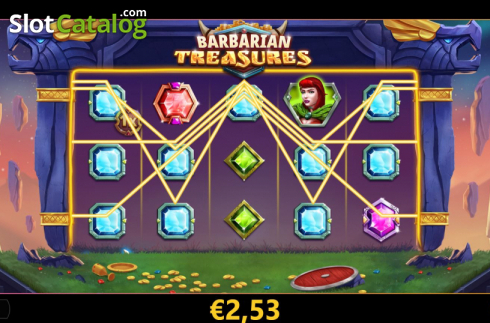 Скрин6. Barbarian Treasures слот