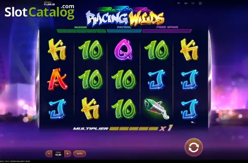 Скрин2. Racing Wilds слот